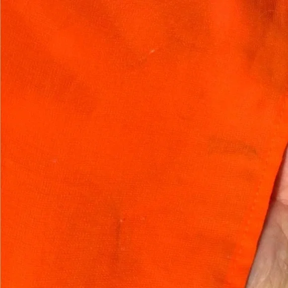 Lush Bright Orange Strapless Maxi Dress with Waist Sash | Large - Picture 6 of 7